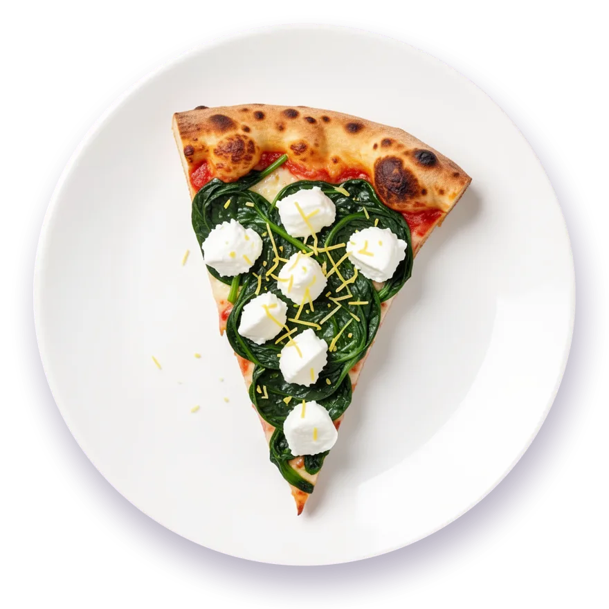 A slice of the Green on a plate