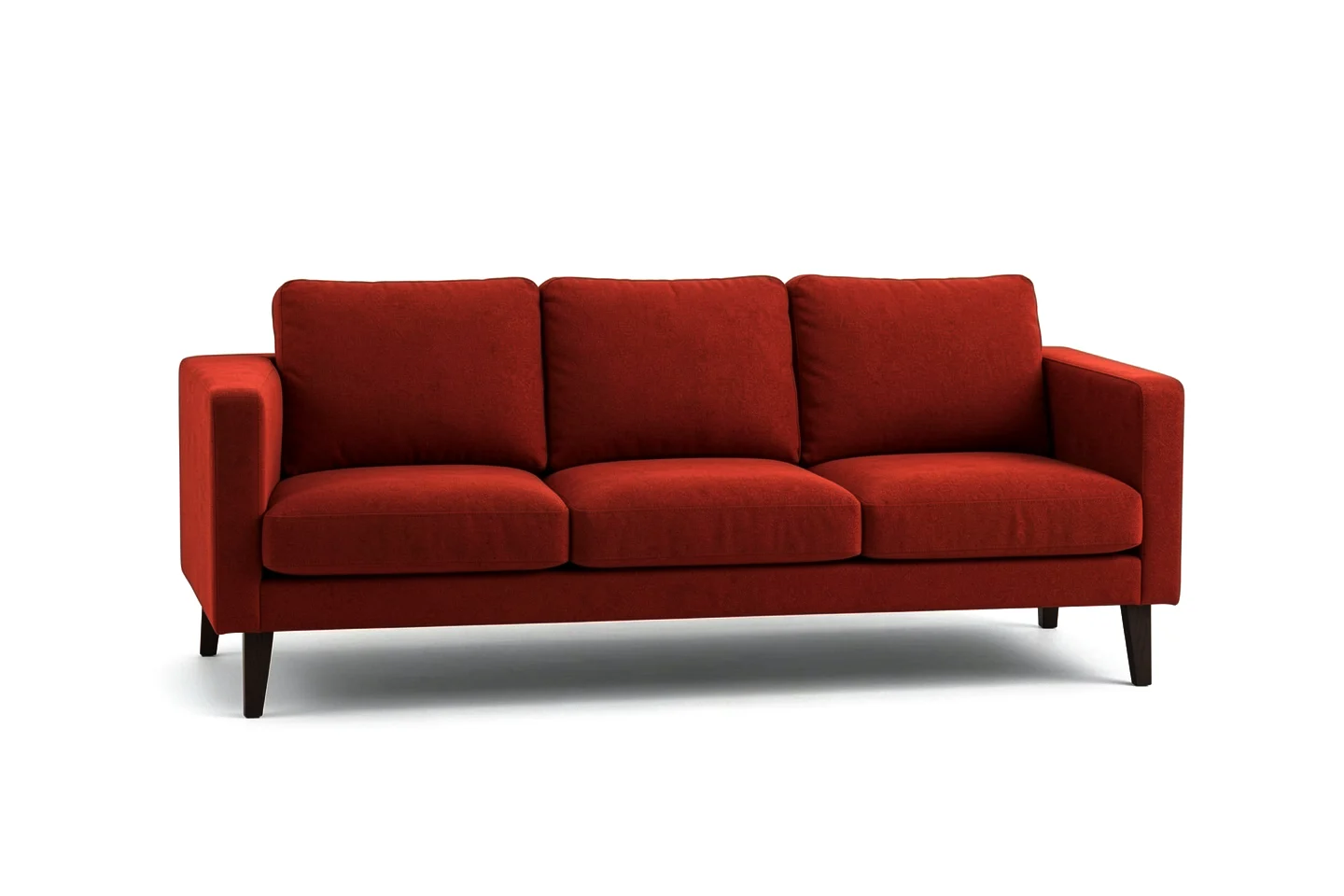 The Aske sofa in rust wool