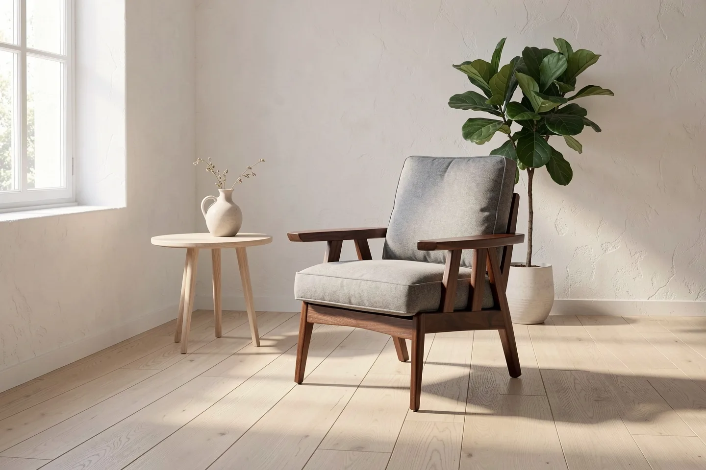 The chair in a living room